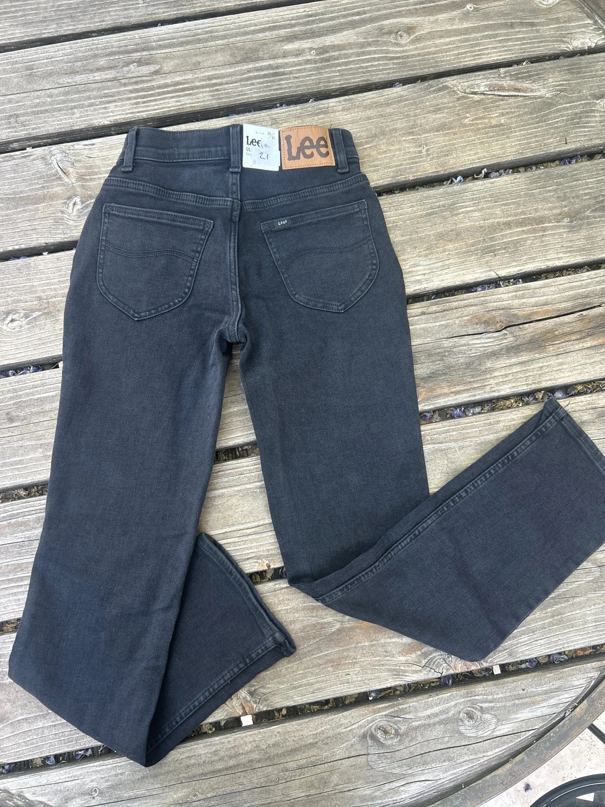 New Lee straight cut jeans size W25 L31 black – photo 4